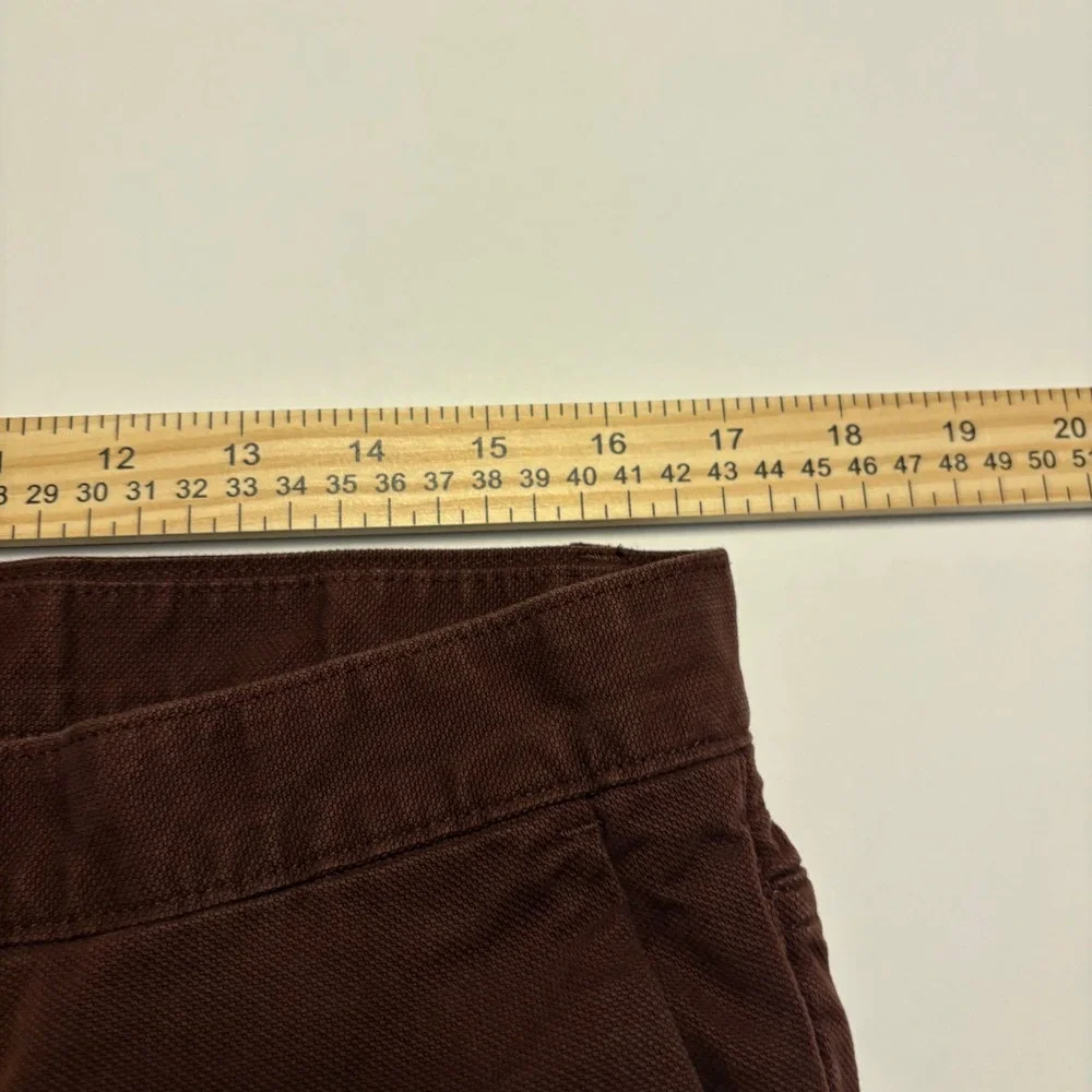 Banana Republic Aiden Pant Mens 33x34 Rust Brown Slim Fit Chino Stretch Cotton